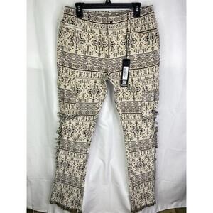 Rockstar Original Slim Flare Tapestry Ayami Beige Slim Size 34 Men's